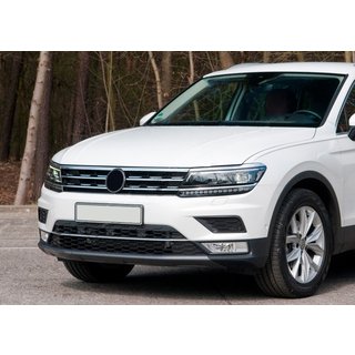 Zierleisten für Kühlergrillkante und Scheinwerfer 2016-2020 (3 Stk, Edelstahl) Volkswagen Tiguan 2016-2023 Foto 1