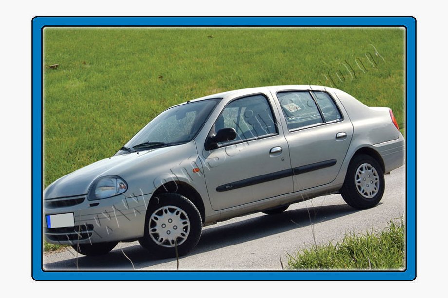 Renault Symbol 1999-2008 Chrom Türgriffblenden (Edelstahl) 2 Stk, Carmos - Türkischer Stahl Foto 6