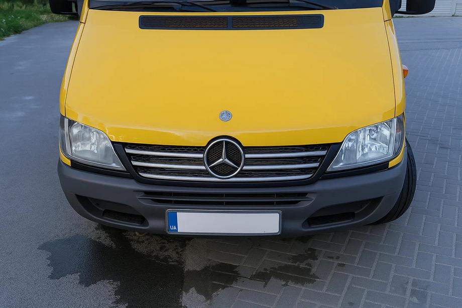 Mercedes Sprinter W901/902/903/904/905 1995–2006 Chrom Zierleisten für Kühlergrillrahmen (2002-2006, 5-teilig, Edelstahl) Carmos - Türkischer Edelstahl Foto 2