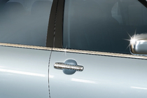 Mitsubishi Lancer 9 2004-2008 Fensterrahmen Zierleisten Edelstahl Aussen (4 Stk) Carmos - Türkischer Edelstahl Foto 3