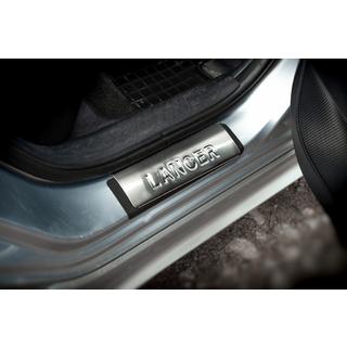 Einstiegsleisten Edelstahl Omsa 4 Stück Mitsubishi Lancer X 2008- Foto 4