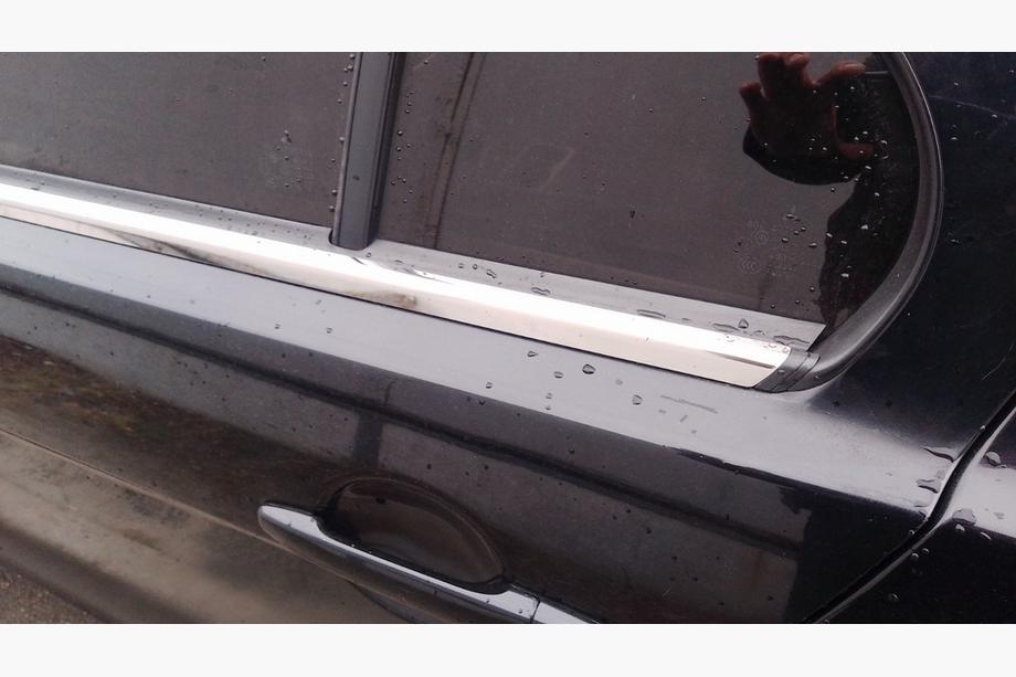 Mitsubishi Lancer X 2008- Fensterzierleisten außen Edelstahl (4 Stk.) Carmos - Türkischer Edelstahl Foto 2