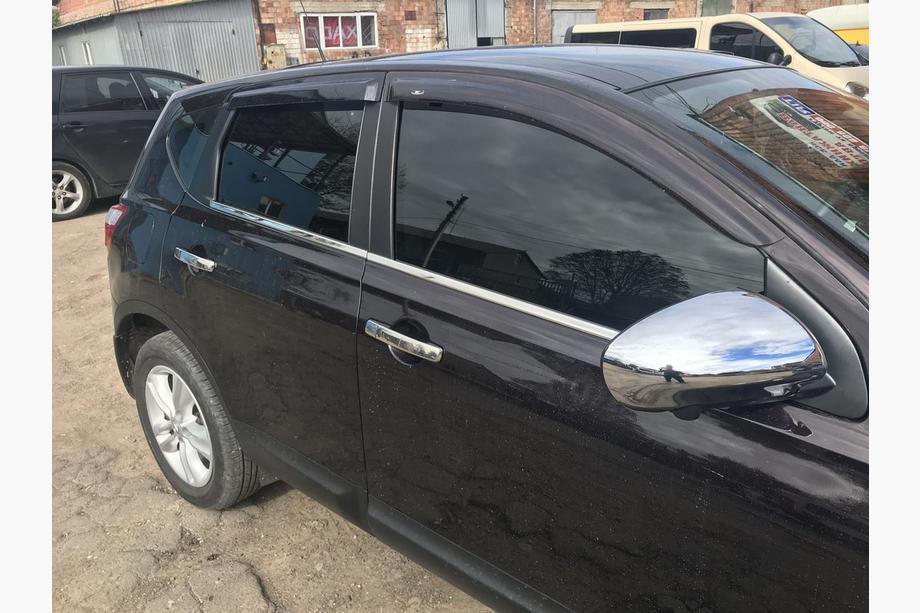 Nissan Qashqai 2007-2010 Fensterrahmen Zierleisten Edelstahl Aussen (4 Stk) Standardbasis, OmsaLine - Italienischer Edelstahl Foto 5