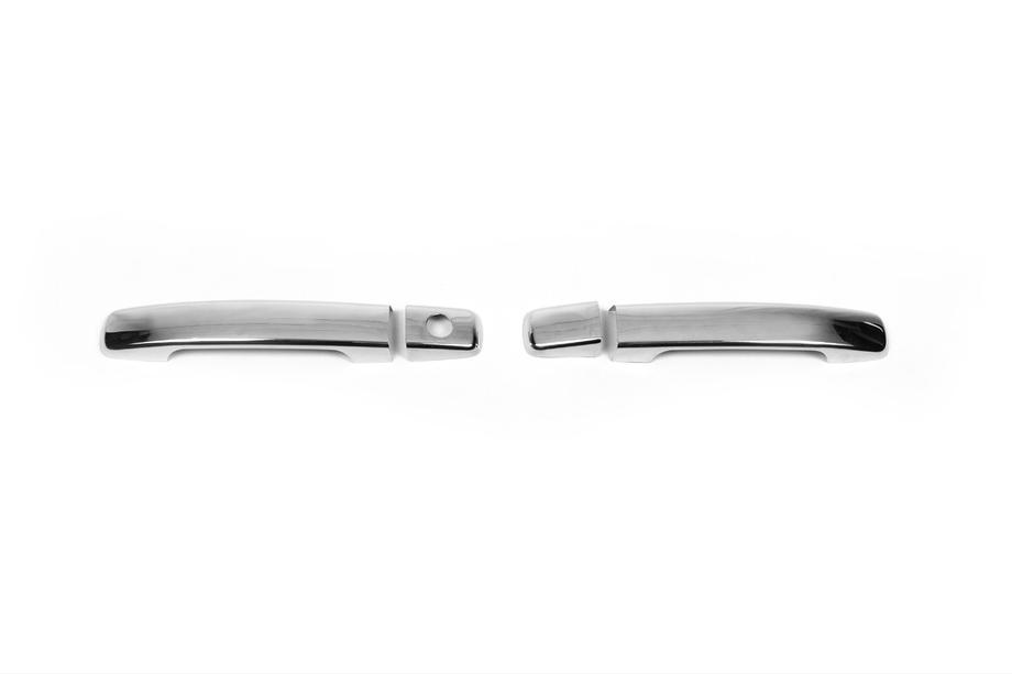 Nissan Pathfinder R51 2005-2014 Chrom Türgriffblenden (2 Stk., Edelstahl) Ohne Chip, OmsaLine - Italienischer Edelstahl Foto 2