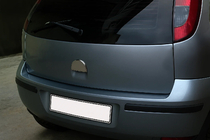Opel Corsa C 2000-2006 Chrom Heckklappengriff Abdeckung (Edelstahl) Foto 1