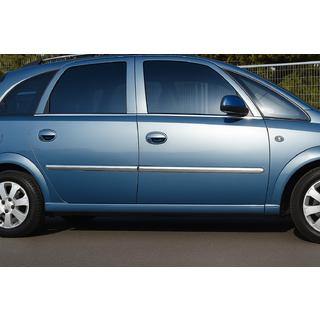 Fensterzierleisten außen Edelstahl (4 Stk) Opel Meriva 2002-2010 Foto 2