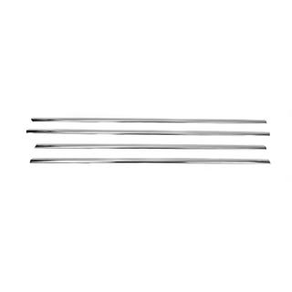 Untere Fensterleisten Black Chrome (4 Stk, Edelstahl) Foto 2