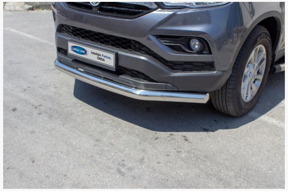SsangYong Musso II 2018– Frontschutzbügel Texas (76mm, Edelstahl) Foto 1