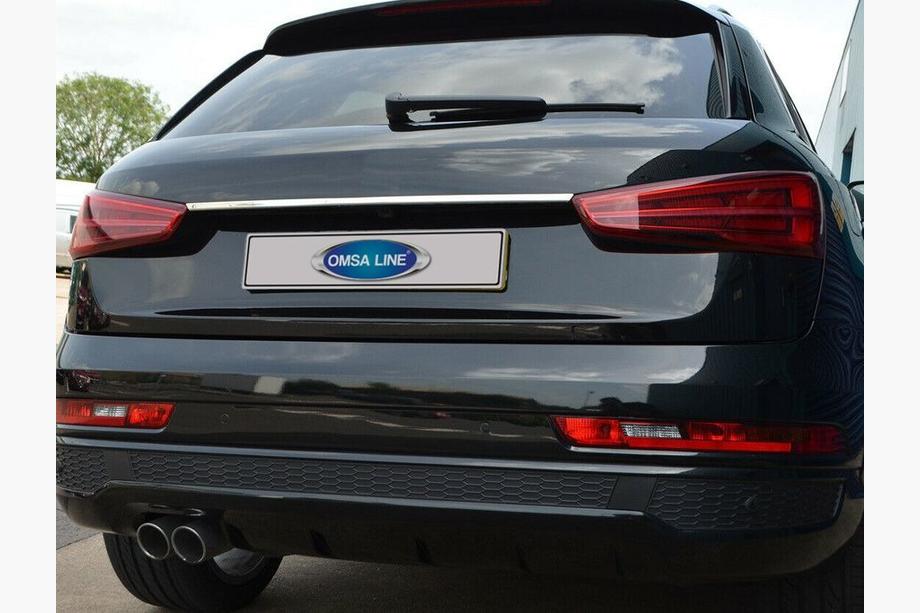 Audi Q3 2011-2019 Chromleiste über dem Kennzeichen (Edelstahl) Image