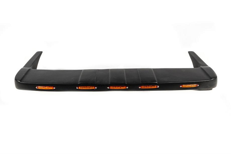 Dacia Duster 2008-2018 Frontscheibenblende V1 (LED, Schwarz Matt) Foto 2