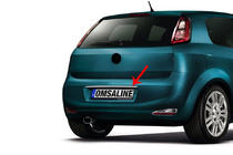 Fiat Punto Grande/EVO 2006-2018 Chromleiste über dem Kennzeichen (Edelstahl) Foto 1