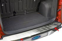 Ford Ecosport 2013-2022 Heckstoßstangenabdeckung Edelstahl (2013-2017) Foto 1