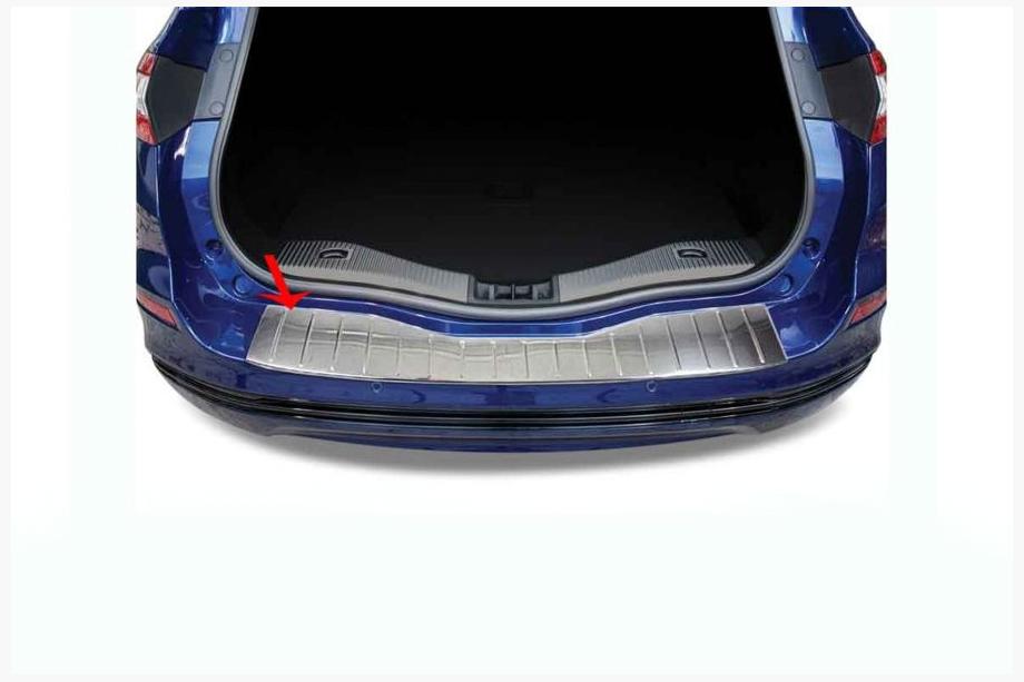 Ford Mondeo 2014-2022 Heckstoßstangenschutz Edelstahl (SW) Foto 1