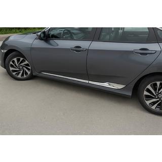 Türleisten V2 (4 Stk, Edelstahl) Honda Civic Sedan X 2016-2021 Foto 1