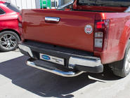 Isuzu D-Max 2019- Heckschutz Amazon Silber (76 mm, Edelstahl) Foto 2