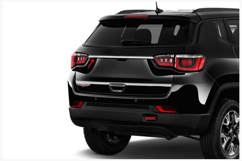Jeep Compass 2016- Chromleiste für Kofferraumdeckel (Edelstahl) Image
