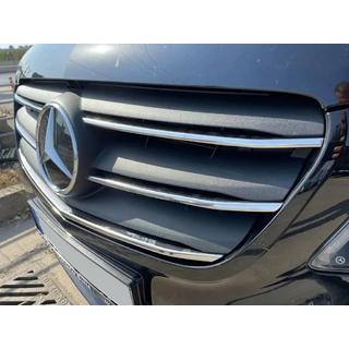 Chrom Kühlergrill Abdeckungen 2020+ (5 Stk, Edelstahl) Mercedes Vito/V-class W447 2014- Foto 3