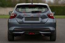 Nissan Micra K14 2016- Chromleiste über dem Kennzeichen OmsaLine (Edelstahl) Foto 1