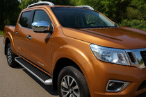 Nissan Navara/NP300 2016- Spiegelabdeckungen (2 Stk, Edelstahl) Foto 1