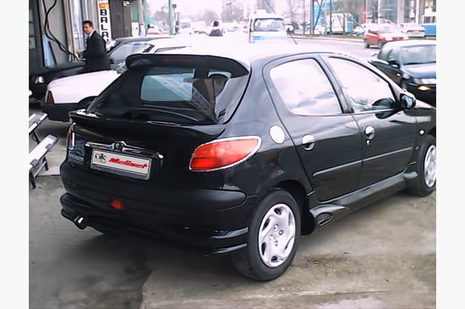 Peugeot 206 1998-2024 Unterer Spoiler Meliset (grundiert zum Lackieren) Foto 2