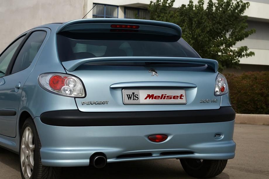 Peugeot 206 1998-2024 Unterer Spoiler Meliset (grundiert zum Lackieren) Foto 1