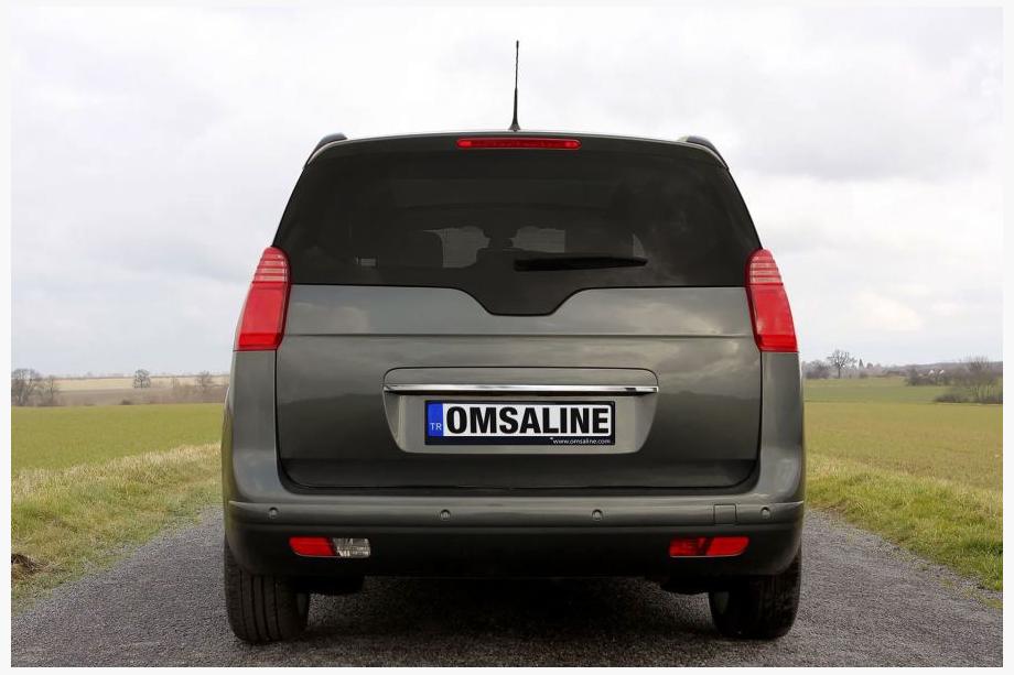 Peugeot 5008 2009-2016 Chromleiste über dem Kennzeichen OmsaLine (Edelstahl) Foto 1