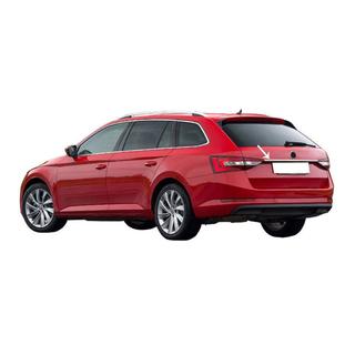 Chromleiste über dem Kennzeichen SW (Edelstahl) Skoda Superb 2015-2024 Foto 1