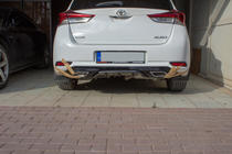 Toyota Auris 2012-2018 Heckdiffusor für Stoßstange (2016-2018, grundiert zum Lackieren) Foto 3