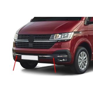 Zierleiste für Stoßstangengitter 2019+ (4 Stk., Edelstahl) Volkswagen T6 2015-2024 Foto 1