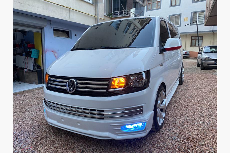 Volkswagen T6 2015-2024 Frontstoßstangenlippe Genis 2015-2018 (grundiert zum Lackieren) Foto 3