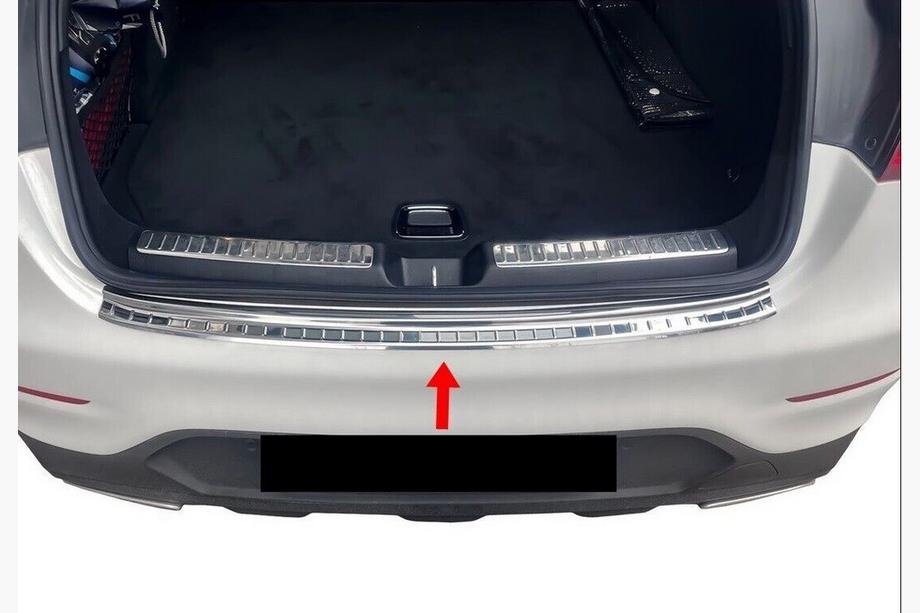 Mercedes GLC coupe C253 2016-2023 Heckstoßstangenschutz Carmos Edelstahl Foto 1