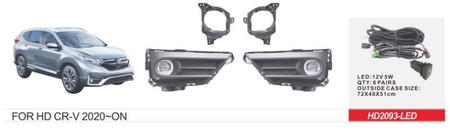 Honda CRV 2017-2022 Nebelscheinwerfer 2019-2022 US-Type (LED V1) Foto 1