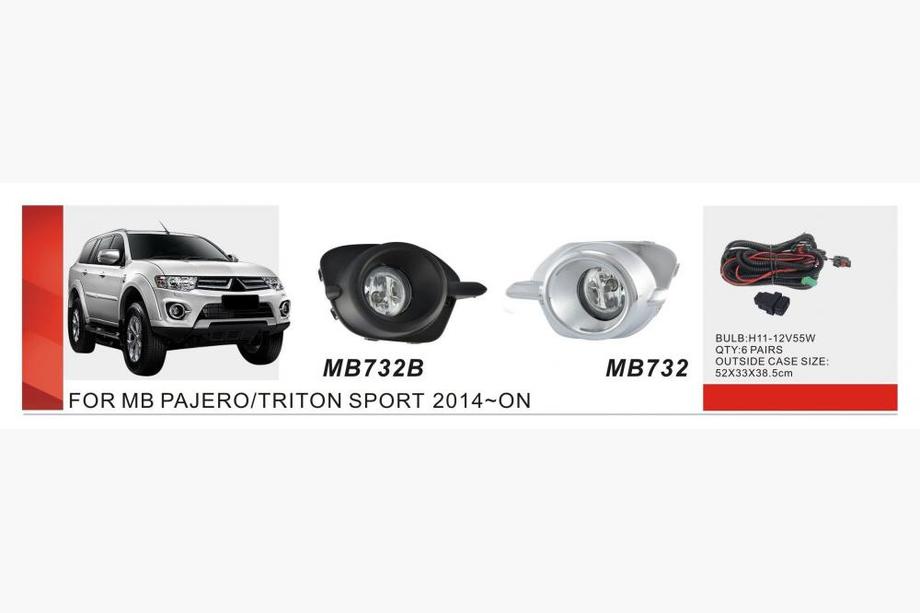 Mitsubishi Pajero Sport 2015- Nebelscheinwerfer 2015-2019 (2 Stk, Halogen) Foto 1