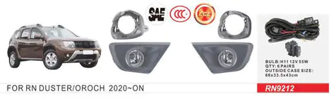 Renault Duster 2008–2017 Nebelscheinwerfer 2015-2018 (2 Stk, Halogen) Foto 1