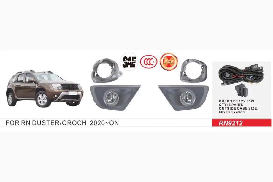Renault Duster 2008–2017 Nebelscheinwerfer 2015-2018 (2 Stk, Halogen) Image