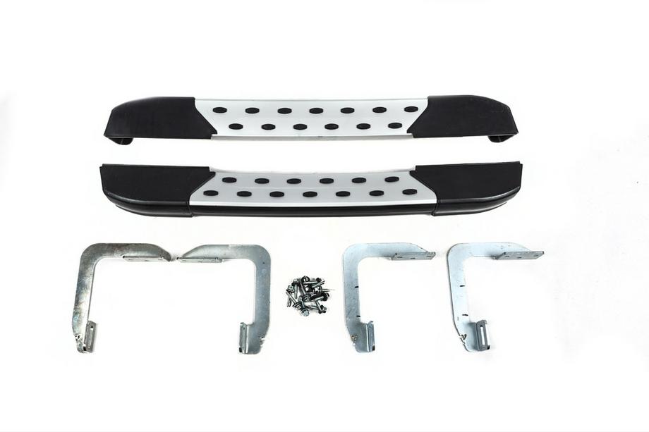 Volkswagen Crafter 2006-2016 Seitenschweller DOT-Line hinter dem Rad (2 Stk., Alu) Langversion Foto 1