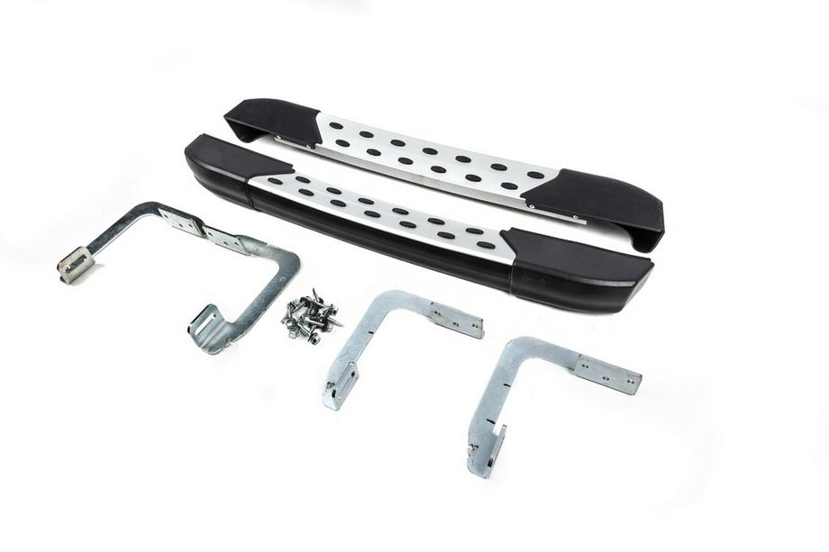 Volkswagen Crafter 2006-2016 Seitenschweller DOT-Line hinter dem Rad (2 Stk., Alu) Langversion Foto 2