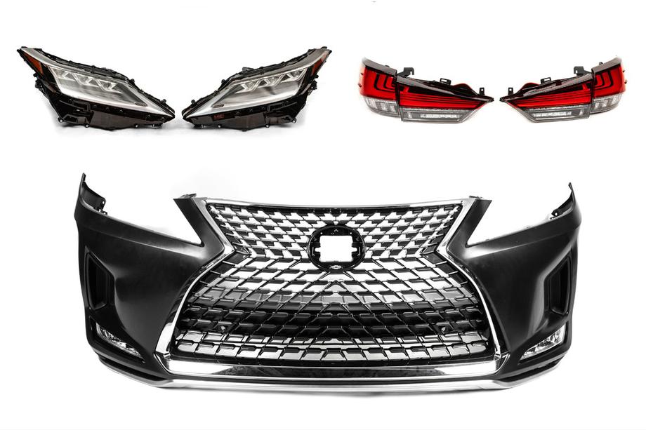 Lexus RX 2016-2022 Facelift Kit auf 2021 (Stoßstange, Scheinwerfer, Rückleuchten) Foto 2