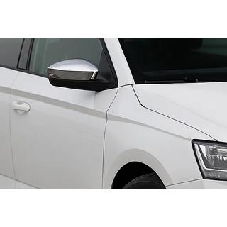 Spiegelabdeckungen mit Aussparung für Blinker (2 Stk, Edelstahl) Skoda Rapid 2012-2019 Foto 1