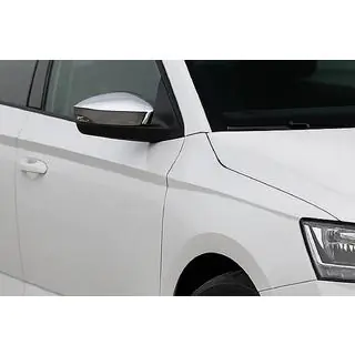Spiegelabdeckungen mit Aussparung für Blinker (2 Stk, Edelstahl) Skoda Rapid 2012-2019 Foto 1