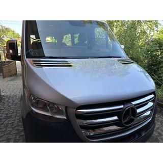 Lufteinlass Abdeckungen OmsaLine (2 Stk., Edelstahl) Mercedes Sprinter W907/W910 2018- Foto 4