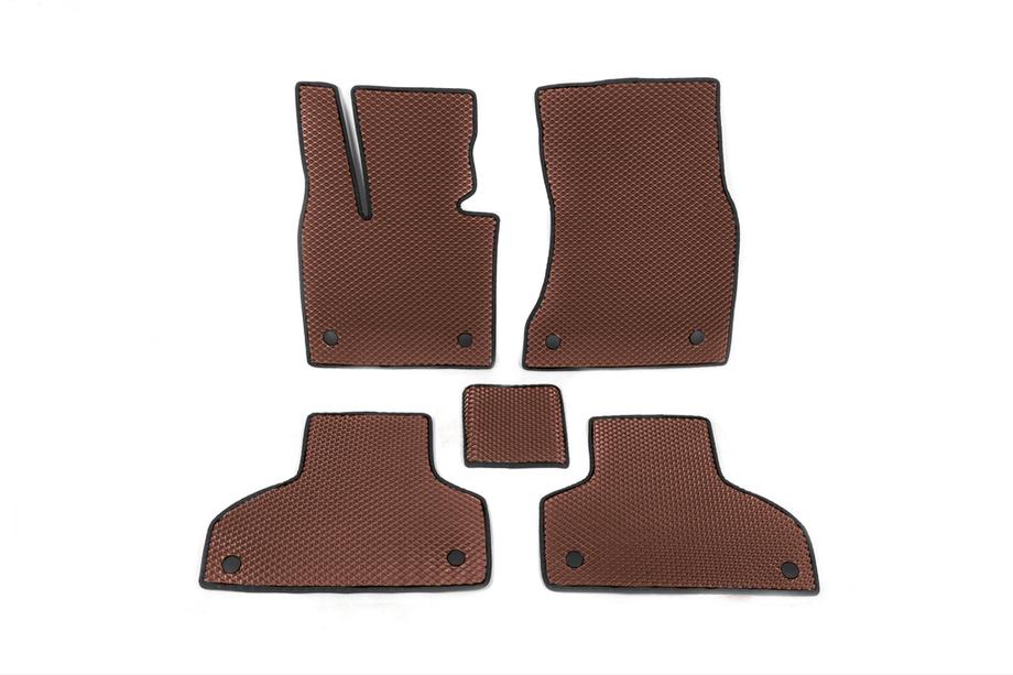 BMW X5 F15 2013-2018 EVA Fußmatten (Braun) Image