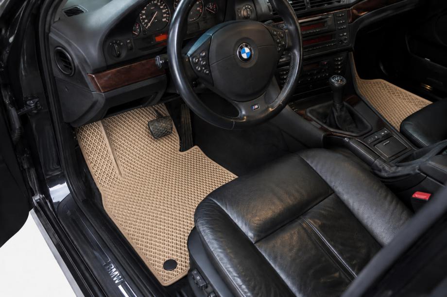 BMW 5 Series E39 1996-2003 EVA Fußmatten (Beige) Image