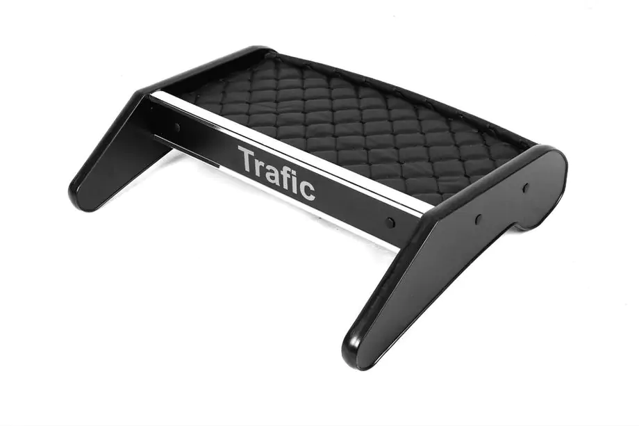 Renault Trafic 2001–2015 Ablage für Armaturenbrett (2010-2014, Schwarz mit schwarzer Naht) Image