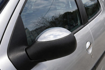 Peugeot 1007 2005–2009 Spiegelabdeckungen (2 Stk, Edelstahl) OmsaLine - Italienischer Edelstahl Foto 1
