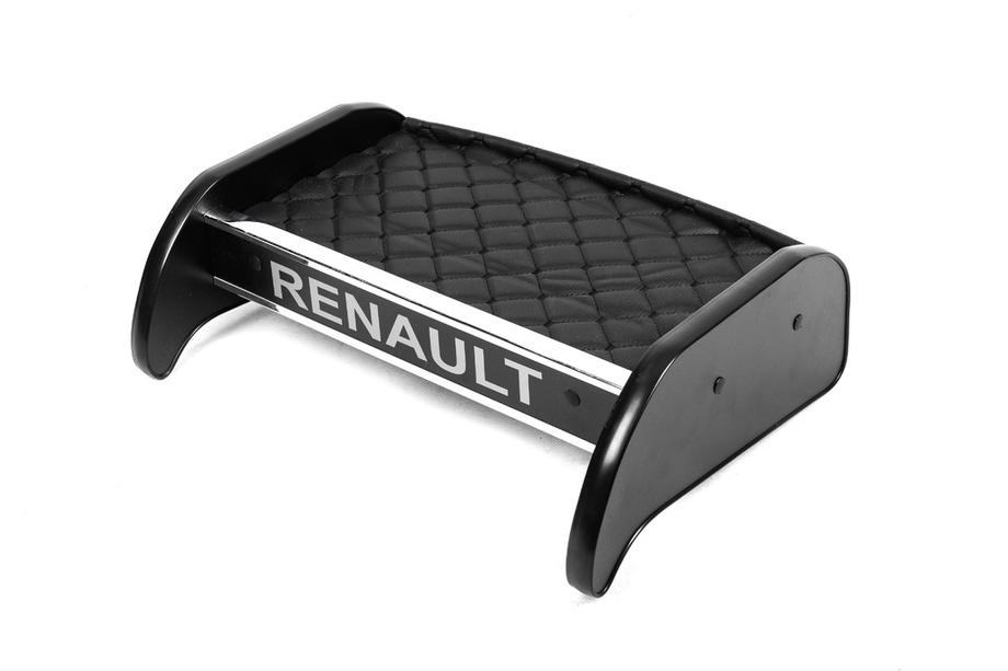Renault Kangoo 2008–2020 Ablagebrett für Armaturenbrett (Schwarz mit schwarzer Naht) Image