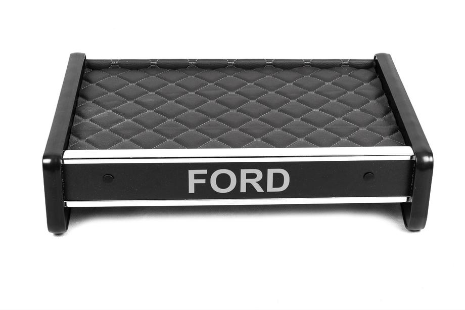 Ford Transit 1991-2000 Ablage für Armaturenbrett (Grau mit grauer Naht) Foto 2