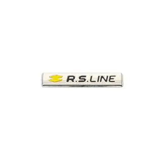 Hecklogo RS (1 Stk, Edelstahl)