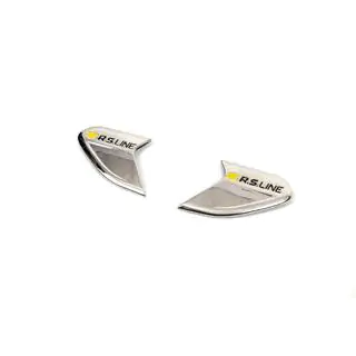 Kotflügelblenden RS (OmsaLine, 2 Stk, Edelstahl) Foto 2