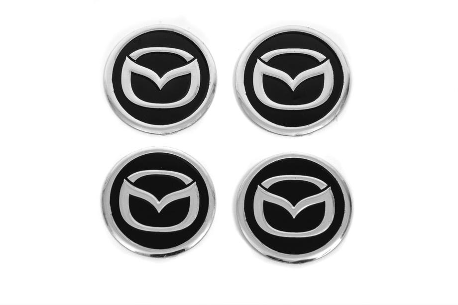 Mazda Aufkleber für Felgendeckel V1 60mm (4Stk) Foto 1